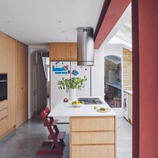 Kitchens with colourful chairs