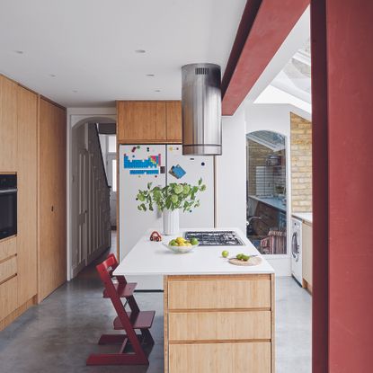Kitchens with colourful chairs