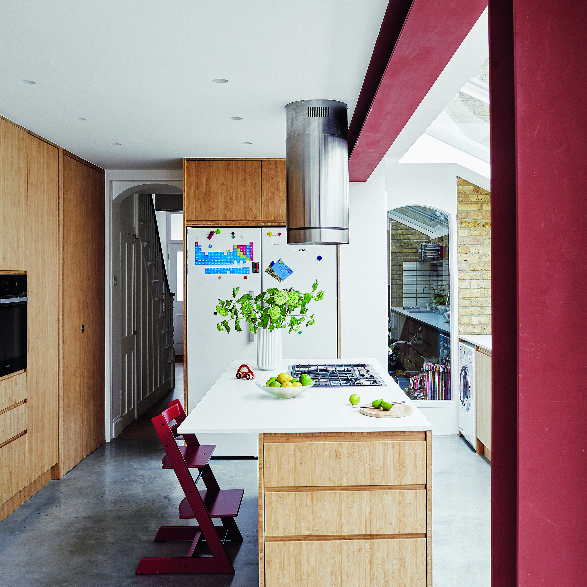 Kitchens with colourful chairs