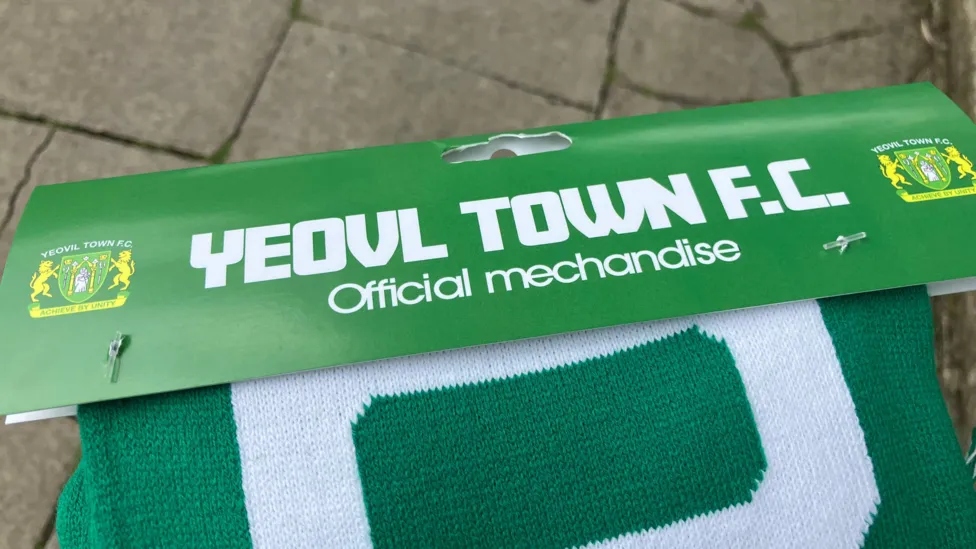 Yeovil Town mis-spell their own name on club scarf