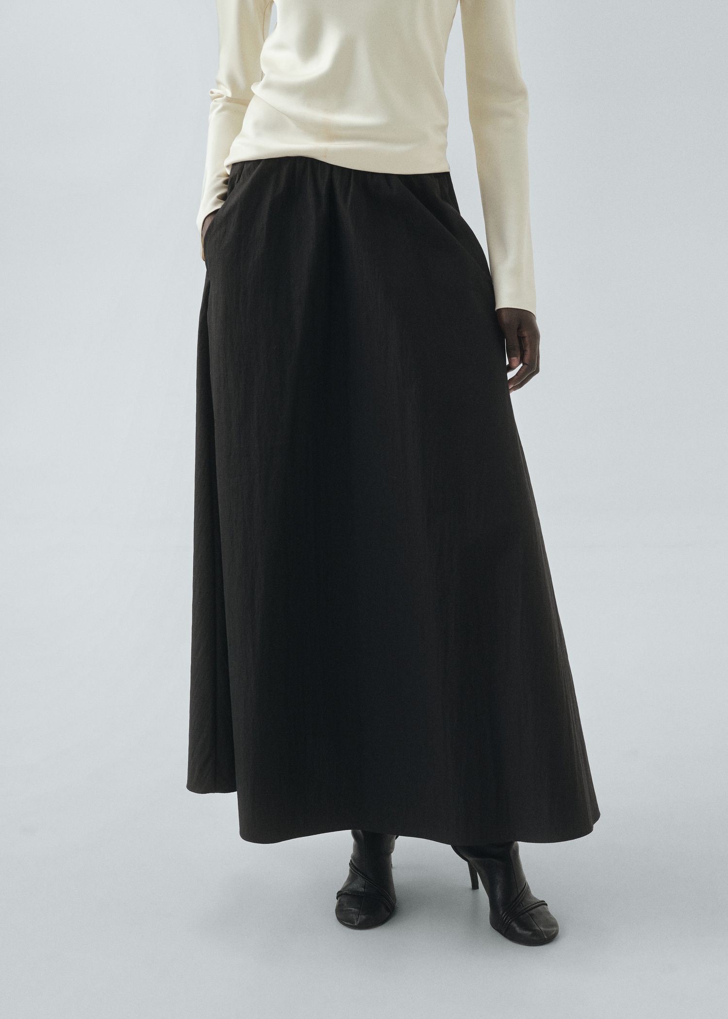 Long Flared Skirt - Women | Mango Usa