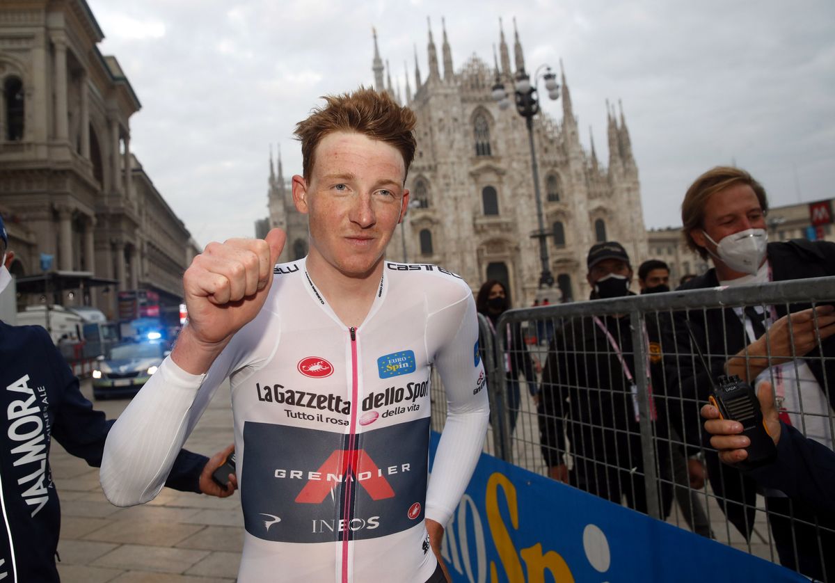 Giro d'Italia 2020 - 103th Edition - 21th stage Cernusco sul Naviglio - Milano 15,7&Acirc;&nbsp;km - 25/10/2020 - Tao Geoghegan Hart (GBR - Team Ineos) - photo Luca Bettini/BettiniPhoto&Acirc;&copy;2020