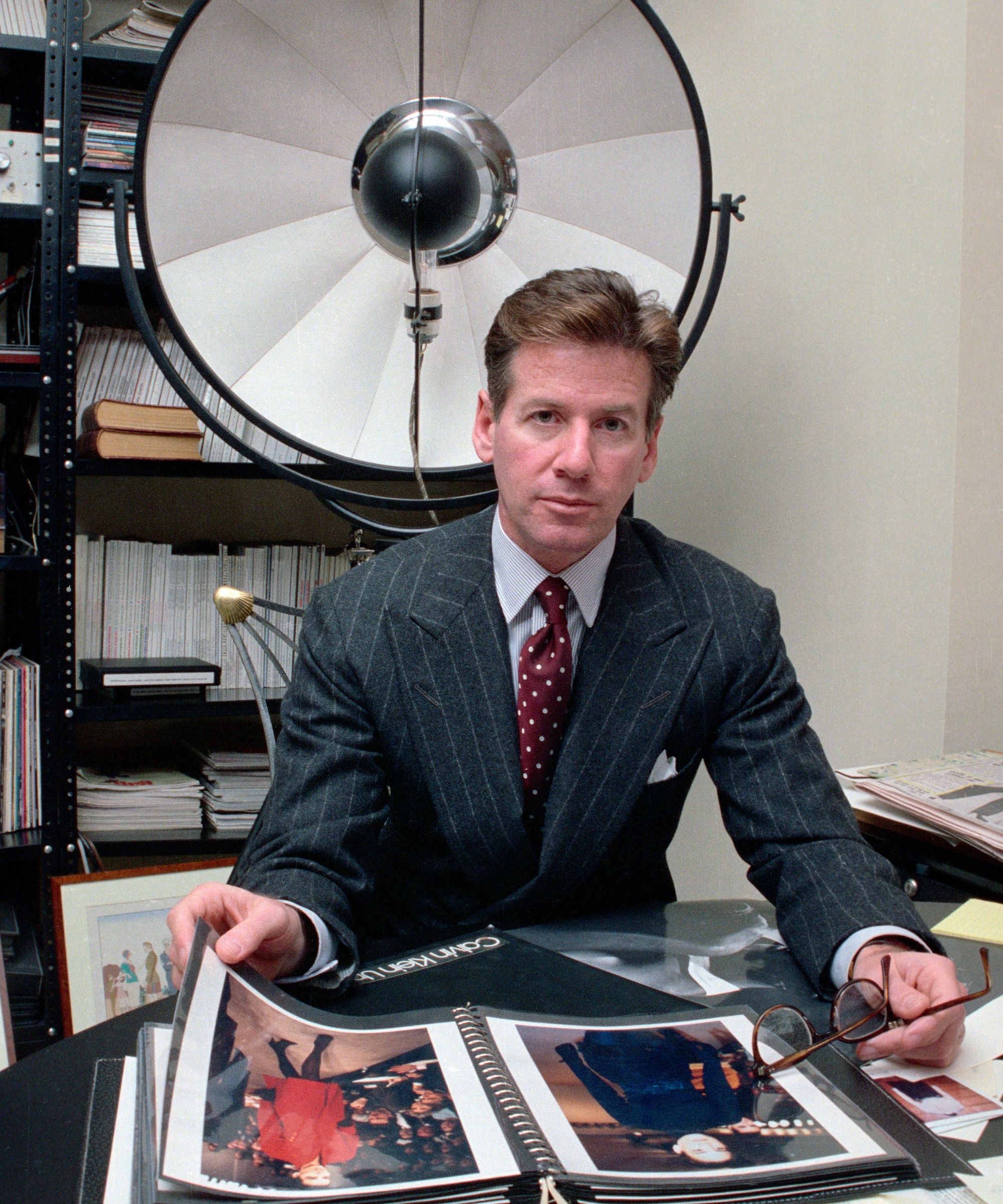 calvin klein's office in the '90s