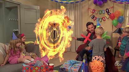 Benedict Cumberbatch does a birthday party for Jimmy Kimmel