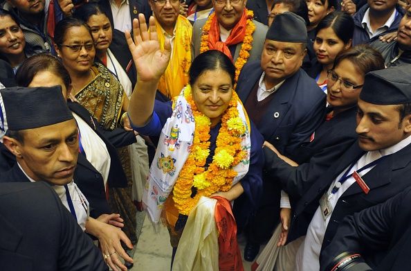 Bidhya Devi Bhandari.