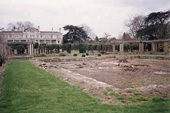 garden before restoration