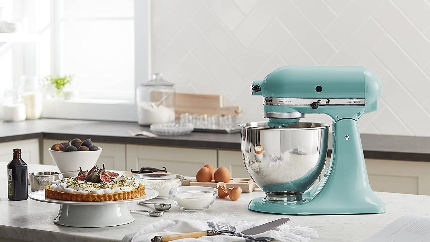 KitchenAid Artisan stand mixer aqua sky