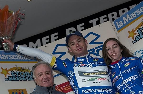 Mountains classification leader Bertjan Lindeman (Vacansoleil - DCM Pro Cycling)