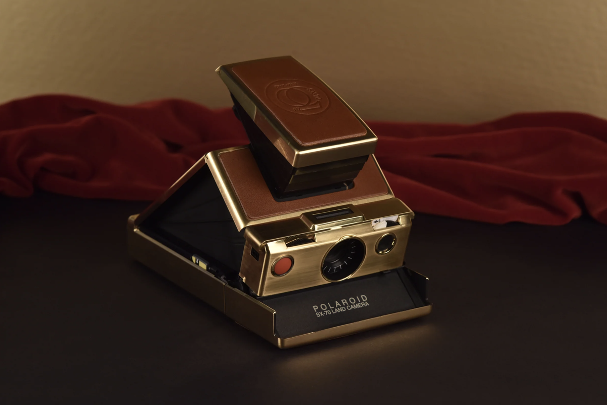 Limited edition 24K gold Polaroid SX-70