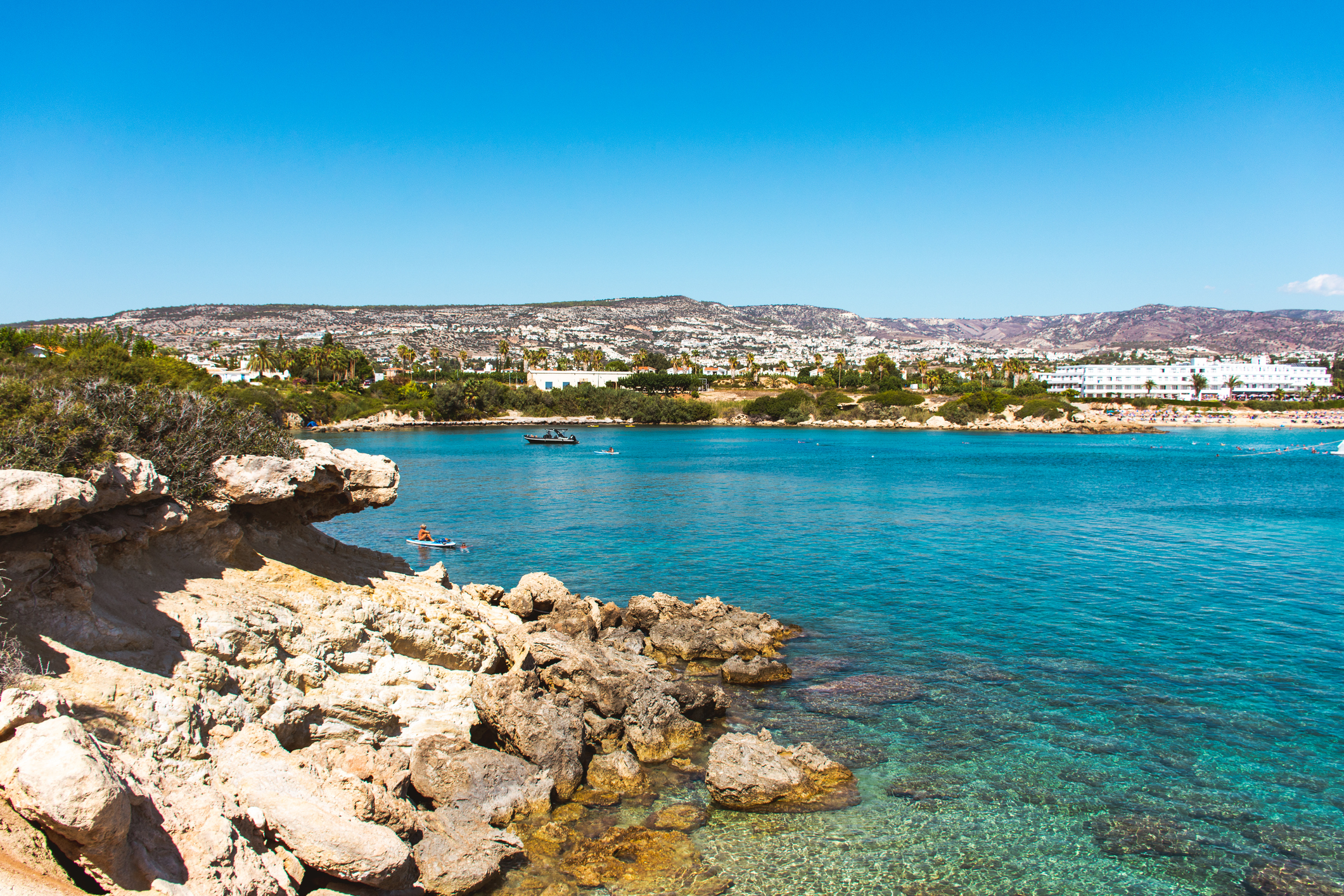Coastal views in Paphos, Cyprus