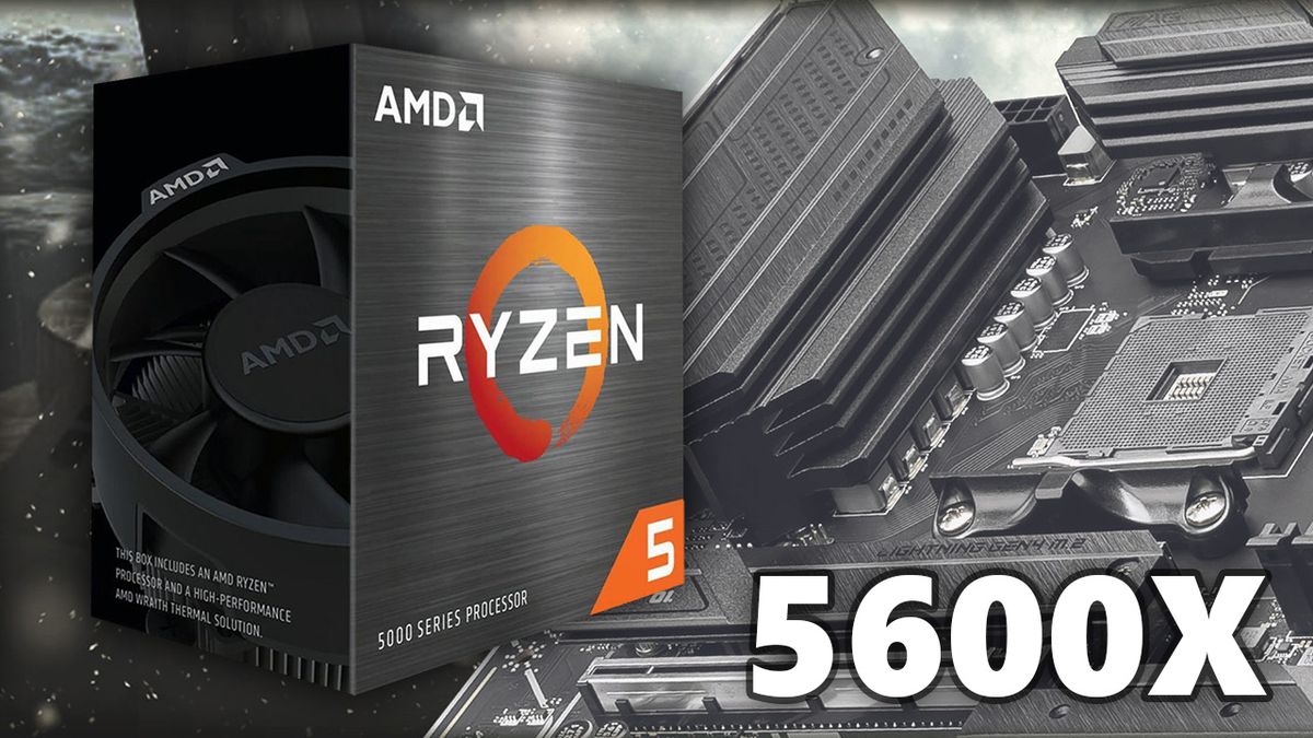 AMD RyzenTM 5 5600 6-Core, 12-Thread Gaming Desktop CPU Processor