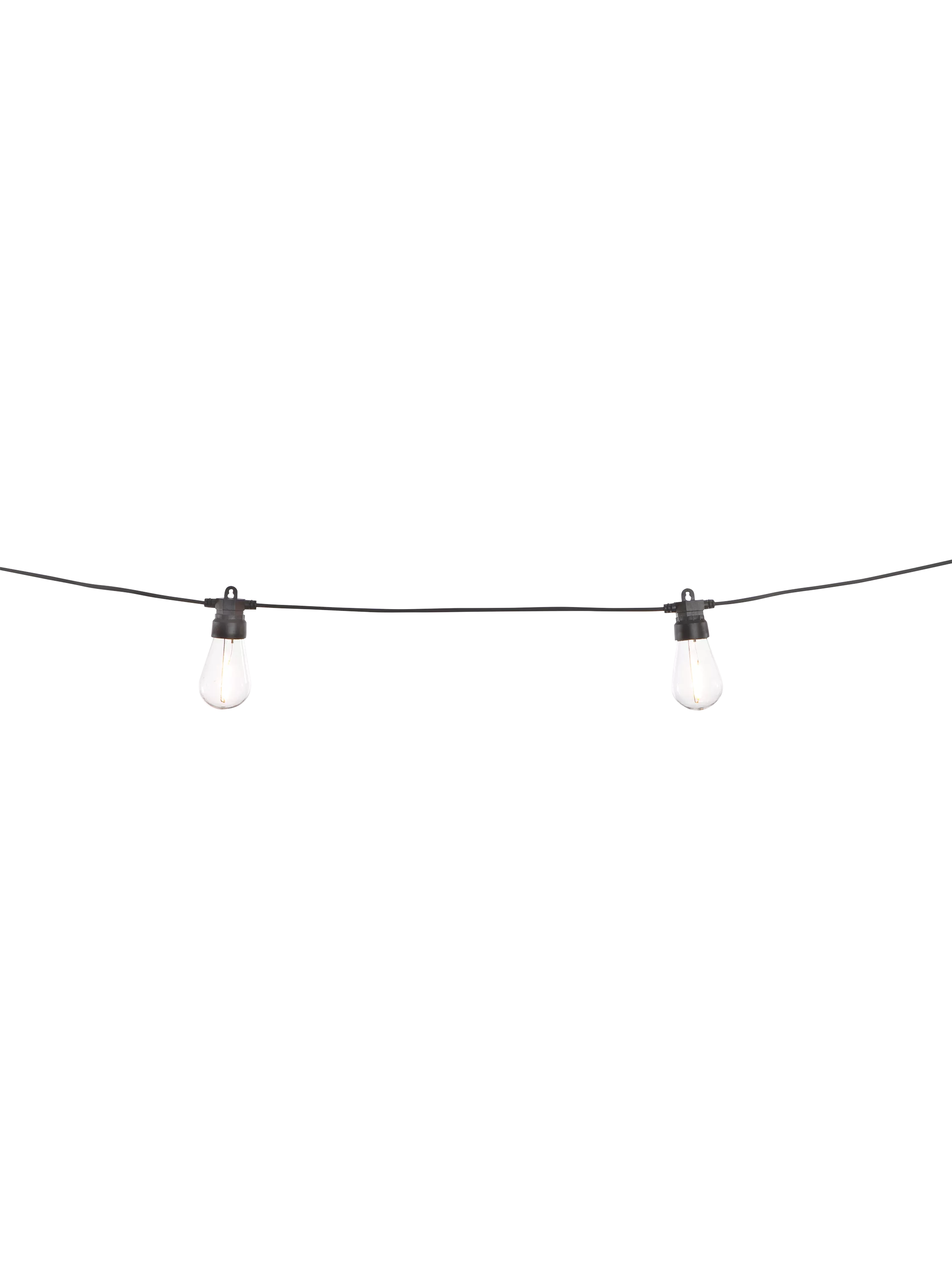 Noma 20 Small Hanging Edison Bulb Festoon Lights, Warm White