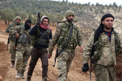 Turkish-backed Syrian rebels go after Kurds