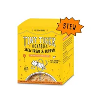 Tiny Tiger Lickables Stew Variety Pack Cat Treat &amp; Topper (12-pack) | 30% off at ChewyWas $11.99 Now $8.39 (using code CYBER30)