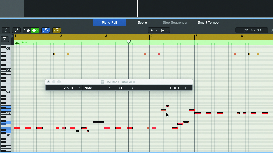 Creating Basslines