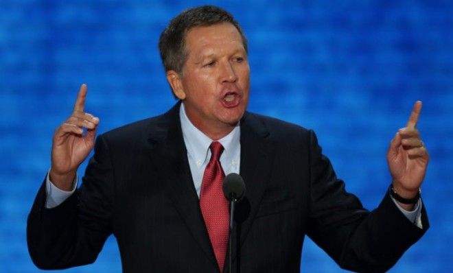 Gov. Kasich speaks during the Republican National Convention on Aug. 28 in Tampa.