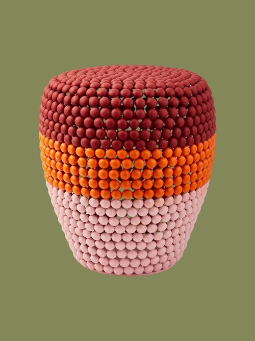 Polspotten | Dot Stool Striped 