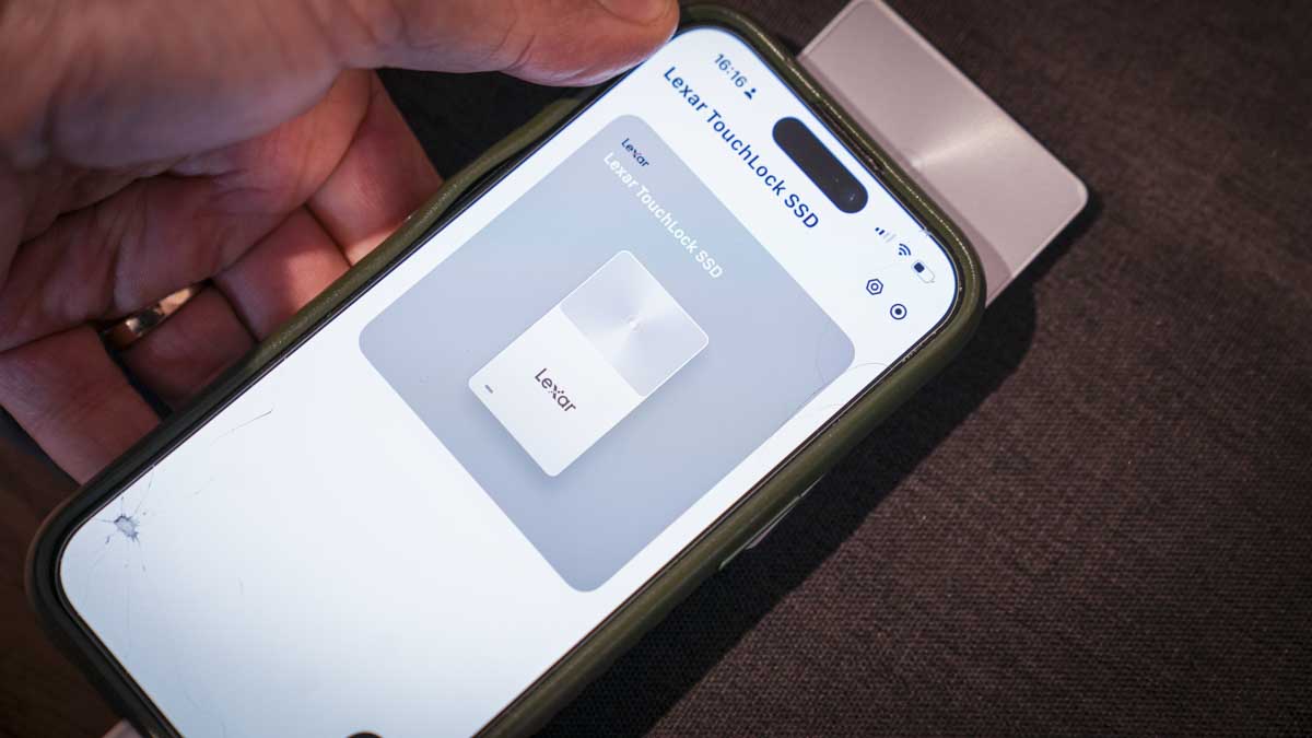 Lexar TouchLock Portable SSD