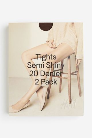 2-Pack 20 Denier Tights