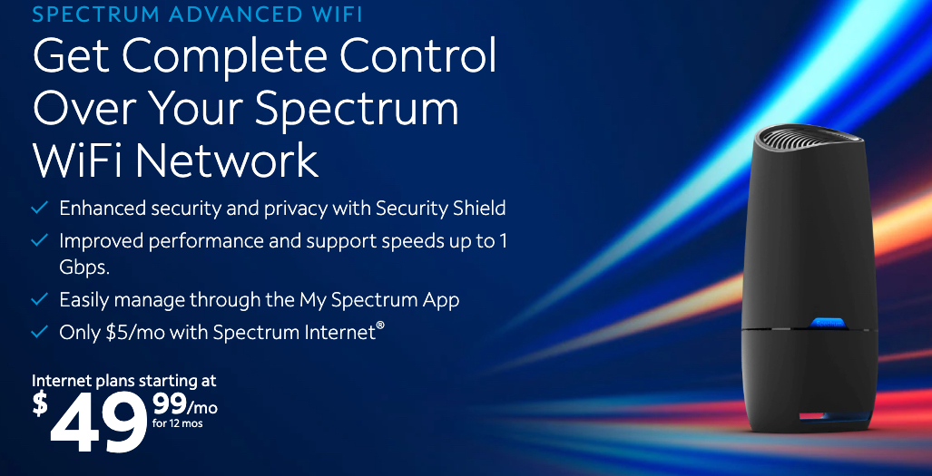 Ce tip de securitate are Wifi Spectrum?