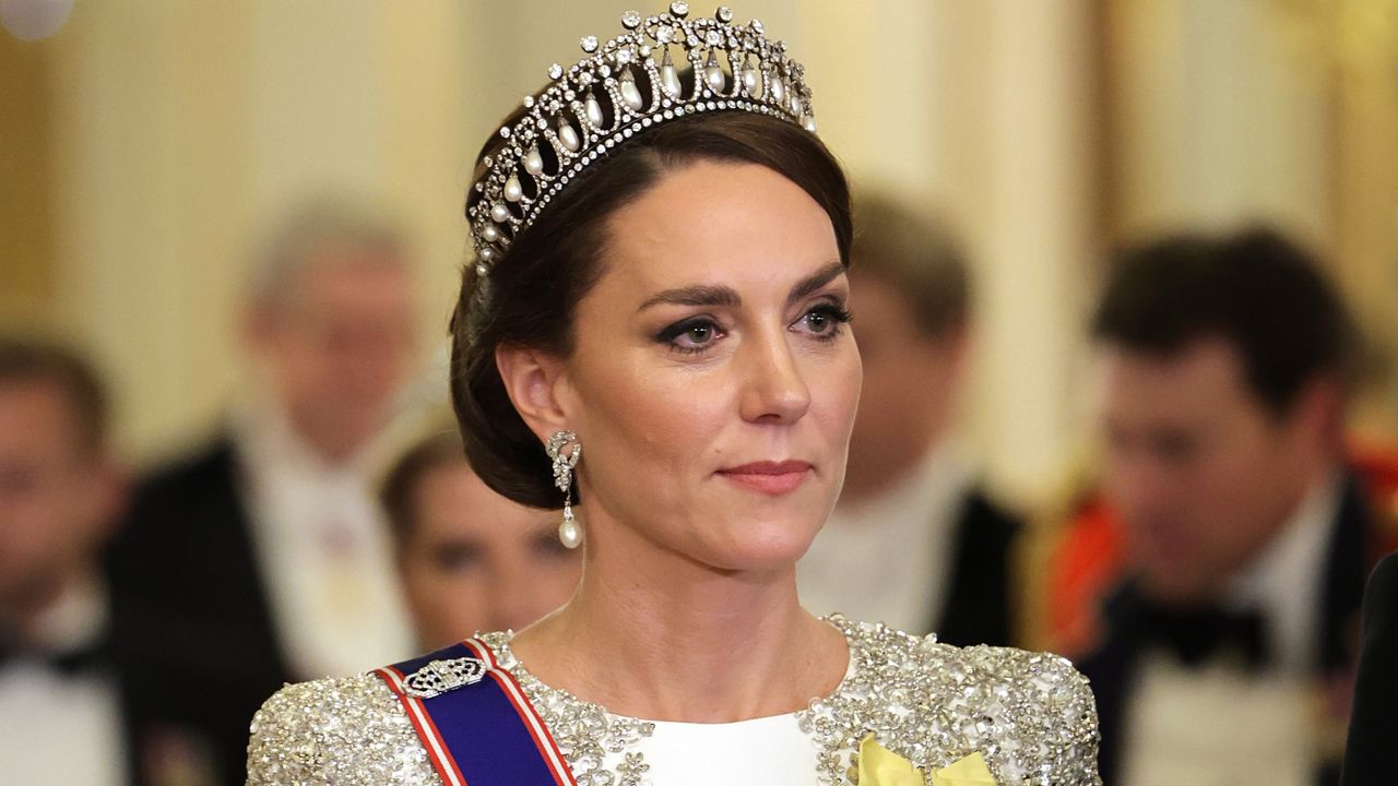 Catherine, Princess of Wales during a State Banquet 