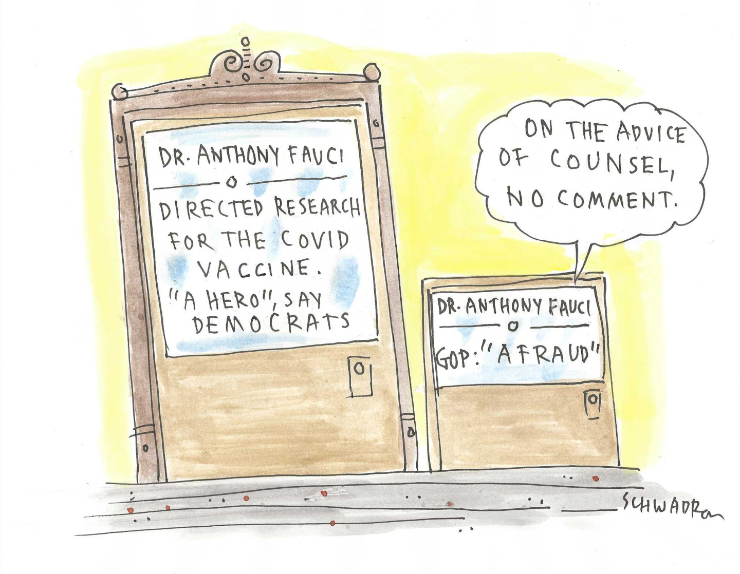 Political cartoon