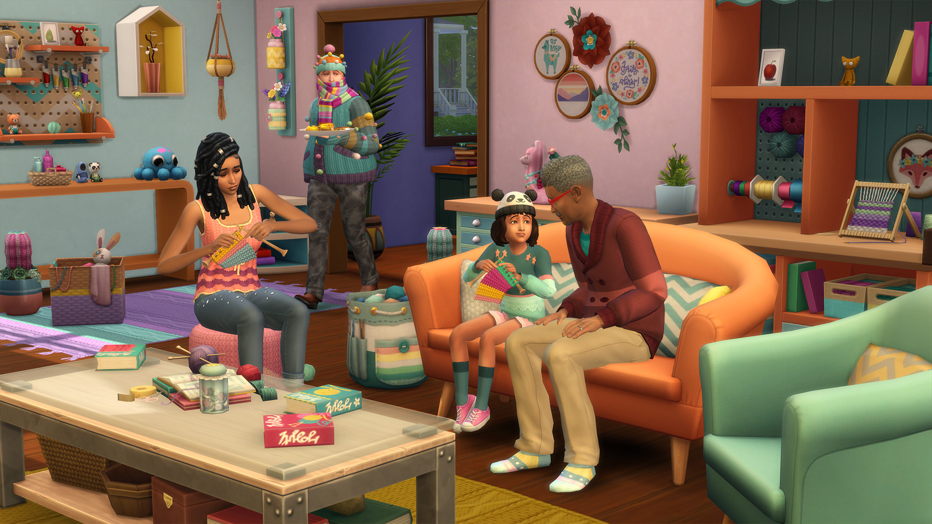 Knitting in The Sims 4