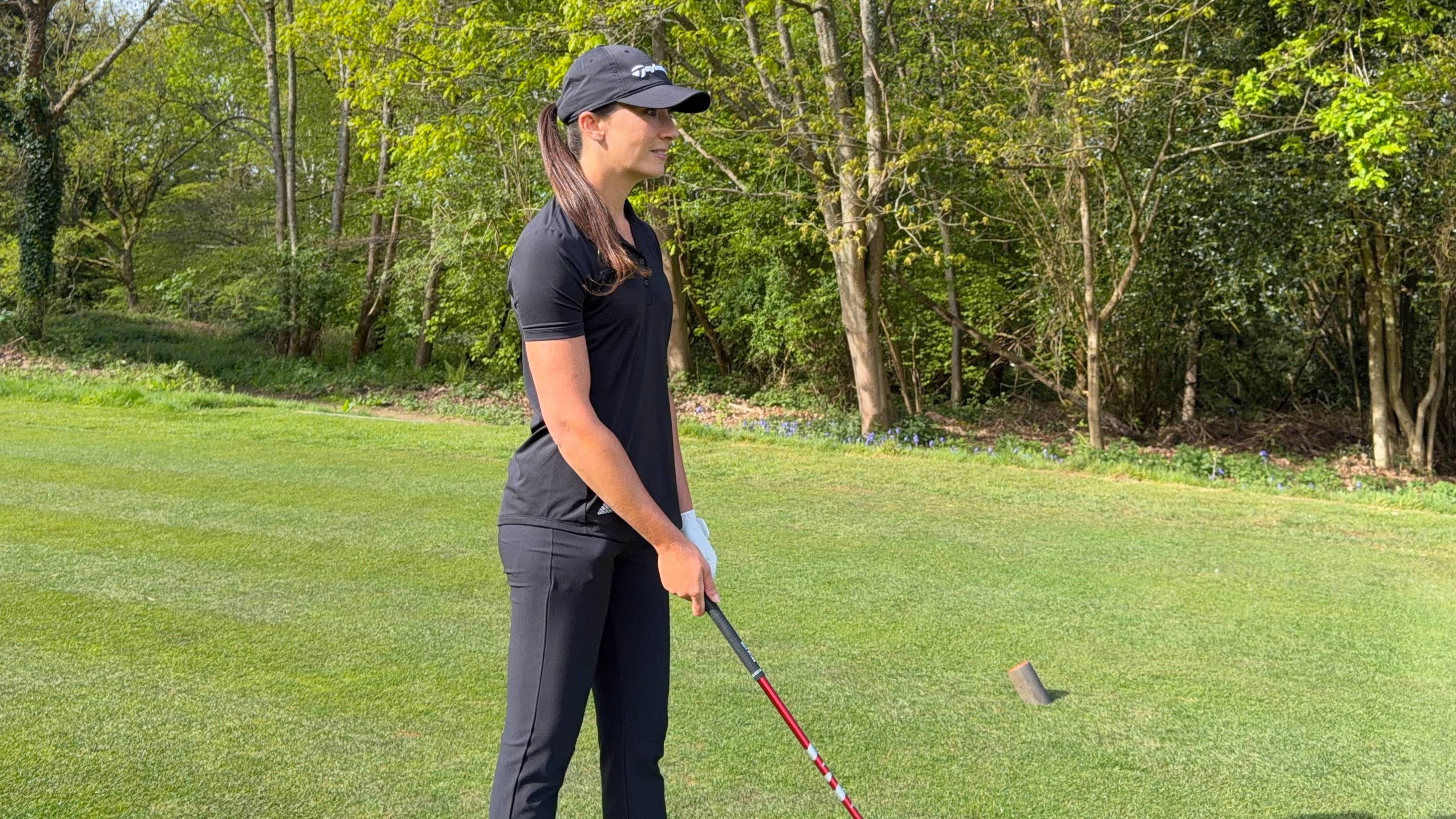 Jess Ratcliffe on the tee