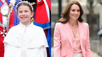 Princess Charlotte is "very much" in Kate Middleton’s "mold". Seen here side-by-side on separate occasions