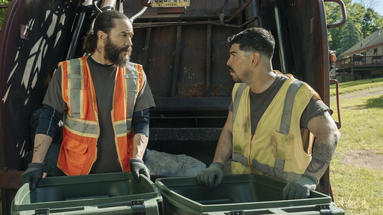 Tom Pelphrey and Raul Castillo in Task