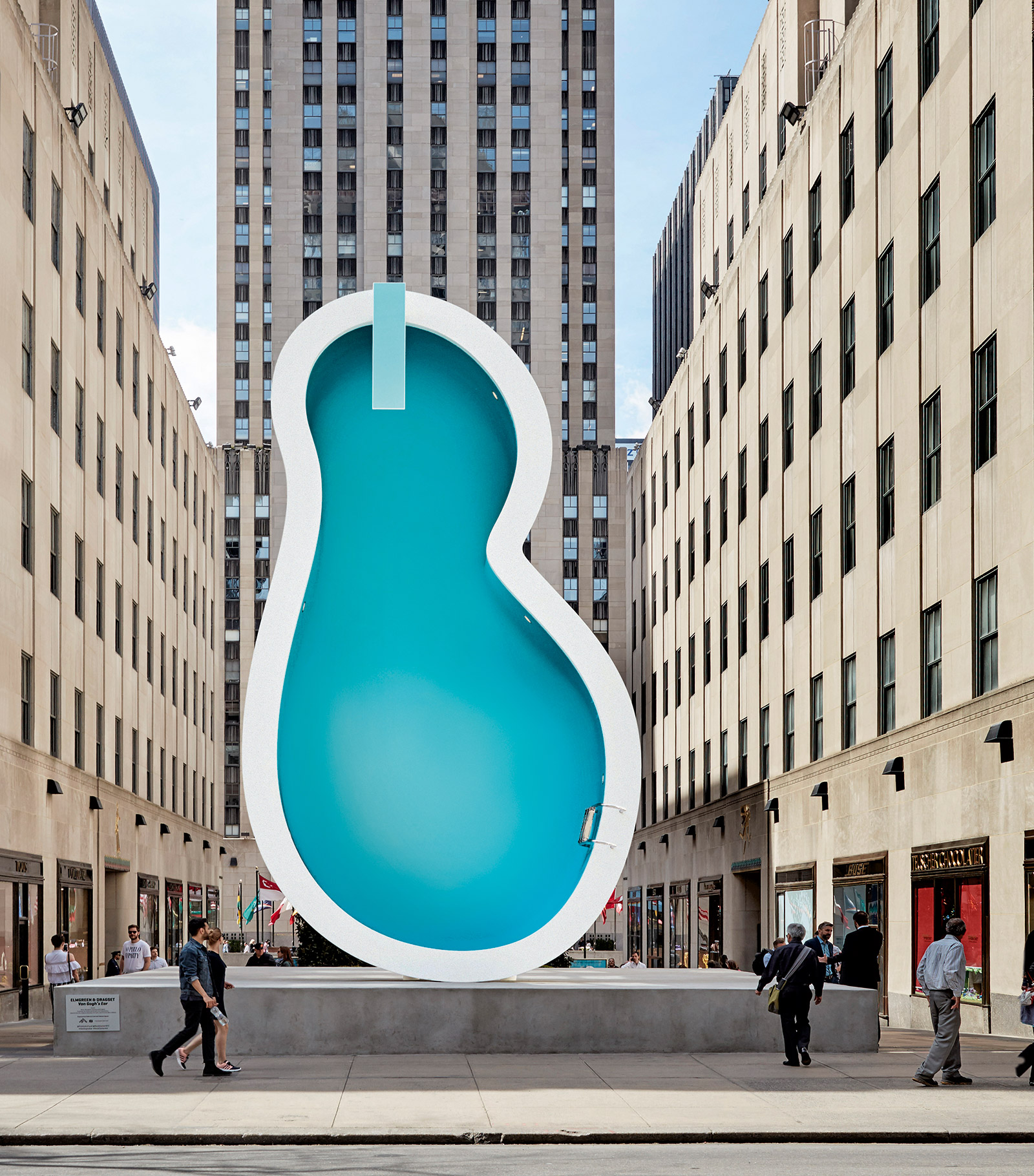 Van Gogh’s Ear, 2016, by Elmgreen & Dragset