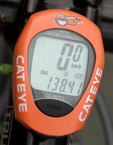 Cateye's Cordless 7 cyclocomputer