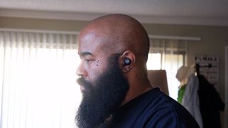 YouTube sreenshots of Tshaka reviewing Jabra's Elite 75t true wireless earbuds