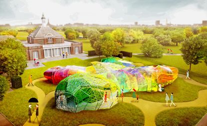 The Serpentine Gallery's colourful new temporary pavillion