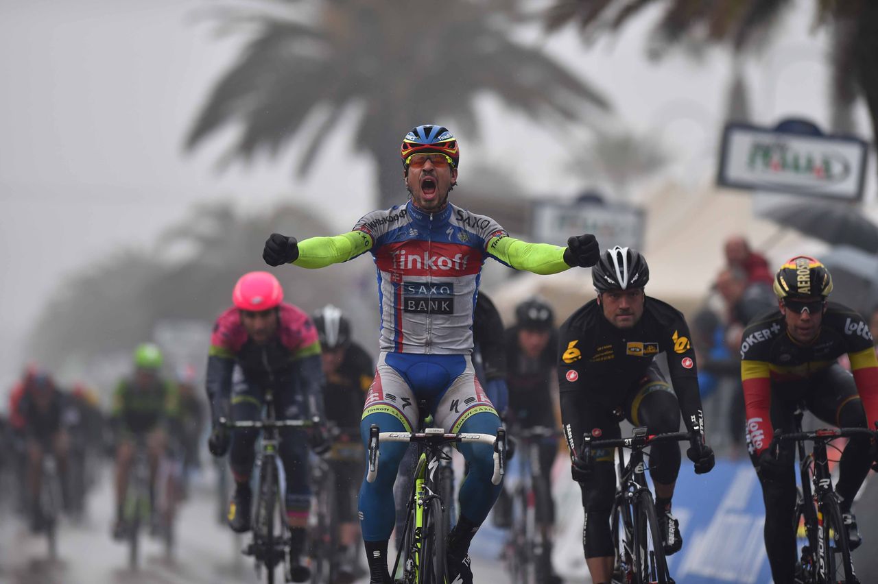 Peter Sagan (Tinkoff-Saxo) wins stage 6 of Tirreno-Adriatico