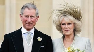 Prince of Wales, Prince Charles, and The Duchess Of Cornwall, Camilla Parker Bowles at their wedding