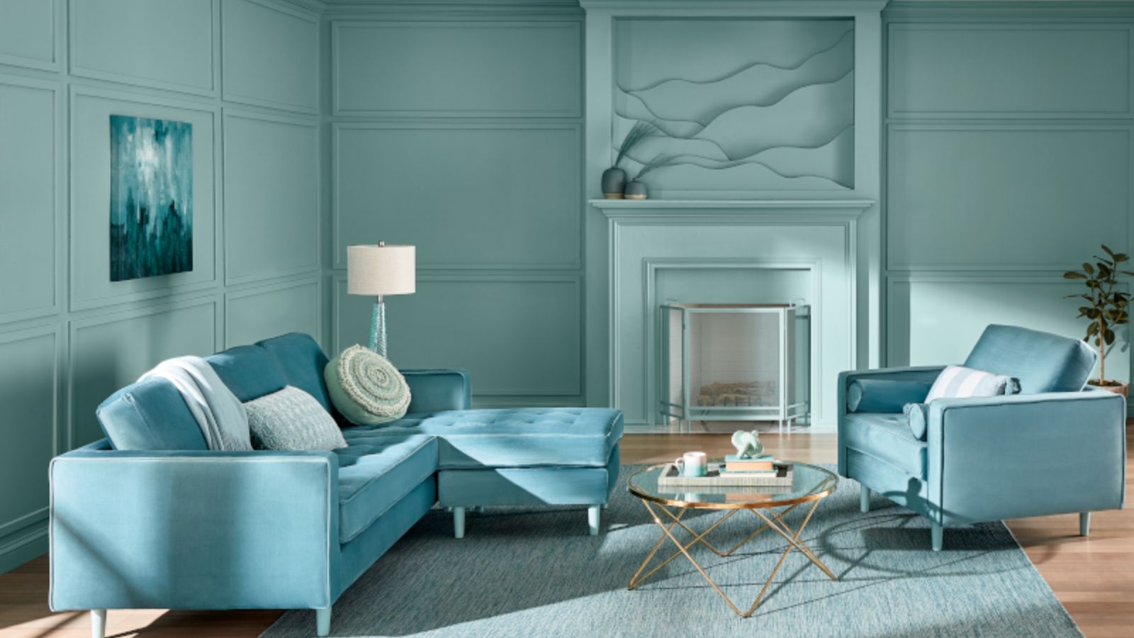 The color drenching trend promotes a 'simple approach…