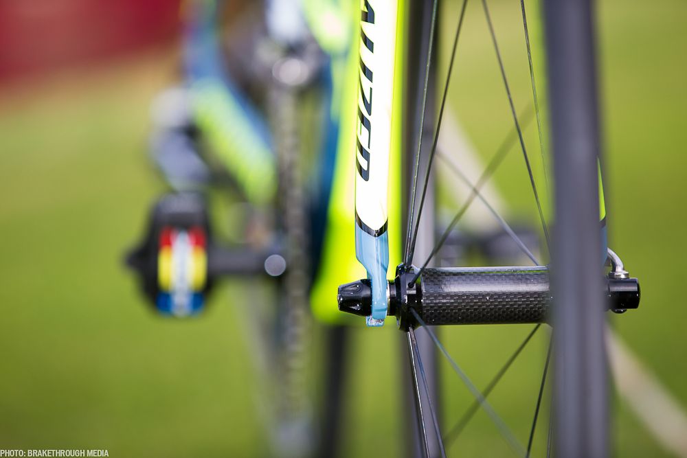 Specialized's Roval hubs roll on ceramic bearings