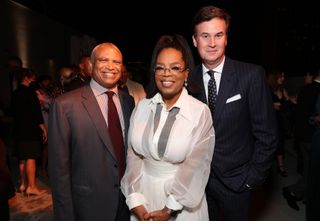 Director and executive producer Reginald Hudlin, producer Oprah Winfrey and Apple Head of Worldwide Video Zack Van Amburg attend special screening of Apple Original Films’ “Sidney” at The Academy Museum. “Sidney” premieres globally on Apple TV+ on September 23, 2022.