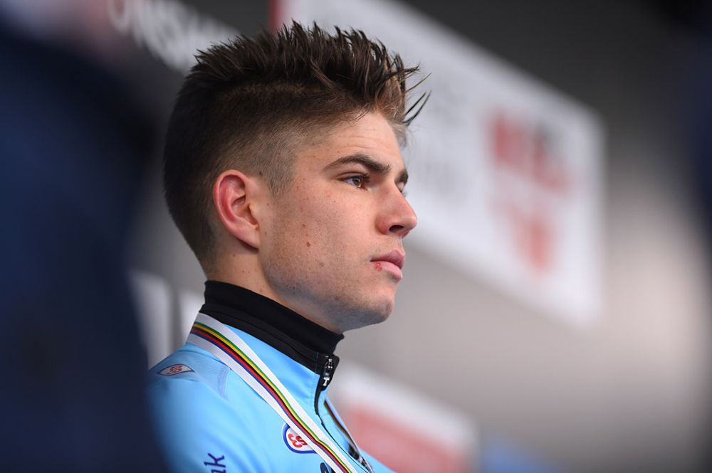 Wout Van Aert second at the 2019 UCI Cyclo-cross World Championships in Bogense