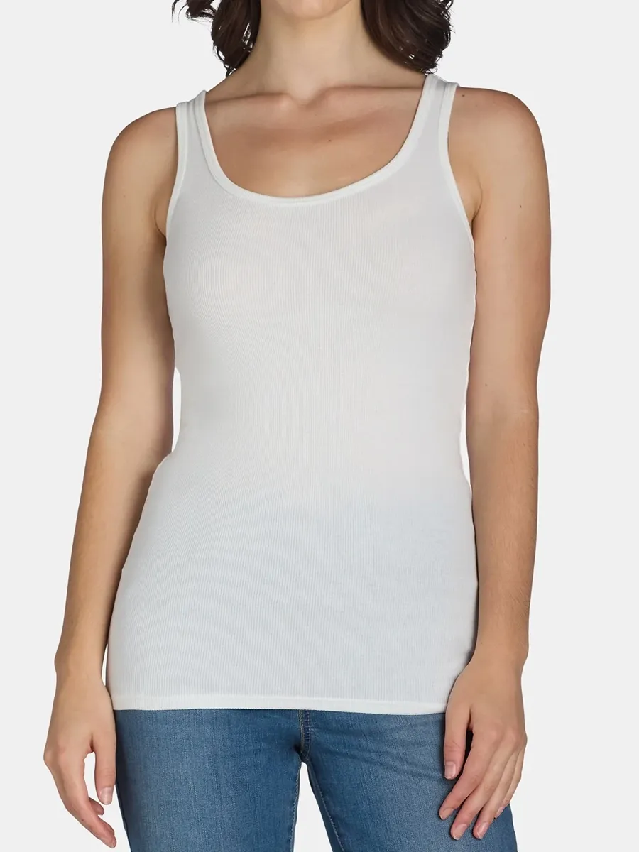 Time and Tru, Time and Tru Women's Ribbed Tank Top, Sizes Xs-Xxxl