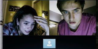 Shelley Hennig and Moses Storm in Unfriended