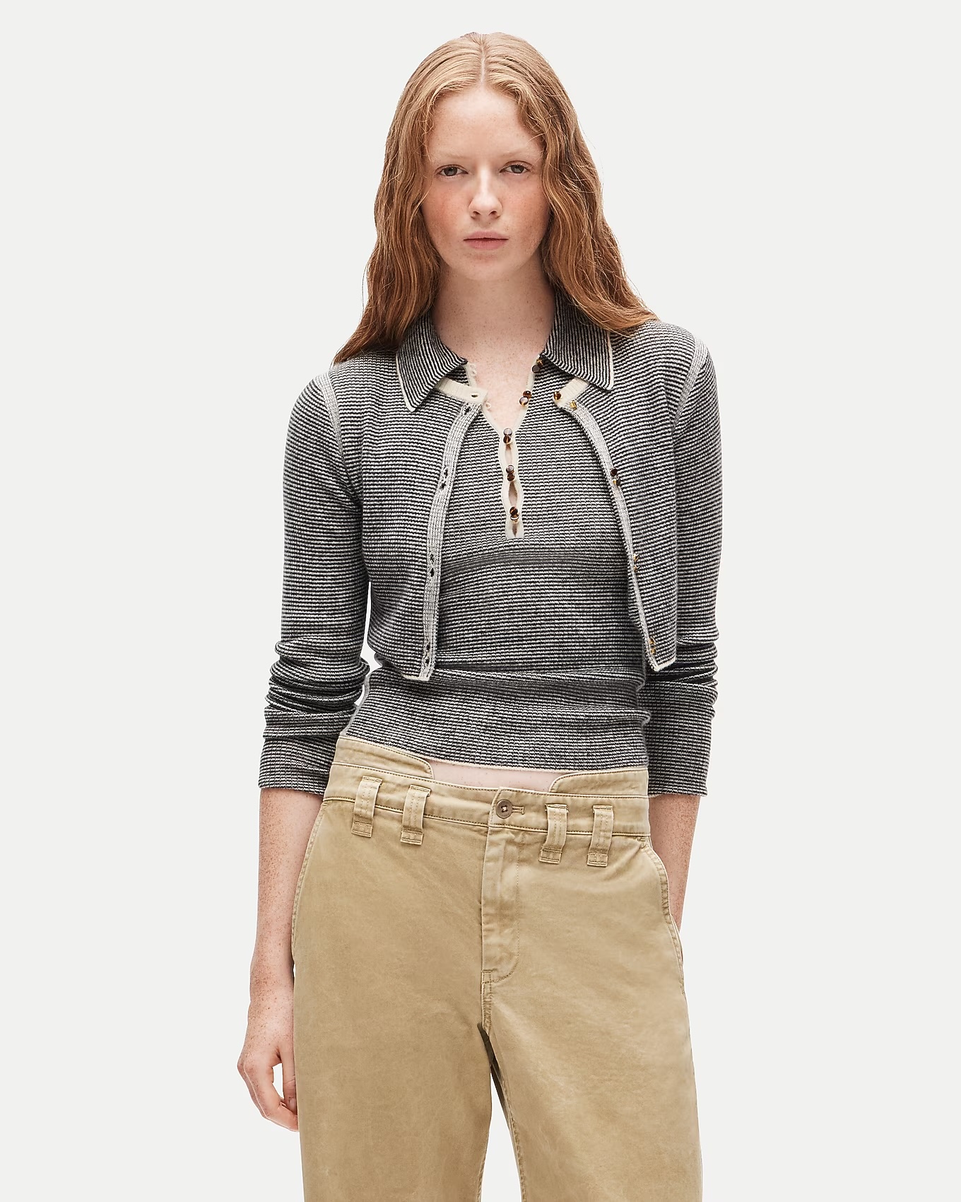 J.Crew, Eckhaus Latta X J.crew Ribbed Twinset