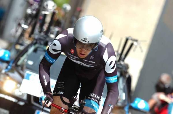 Tyler Farrar (Garmin-Cervelo) was back in action after a difficult period.