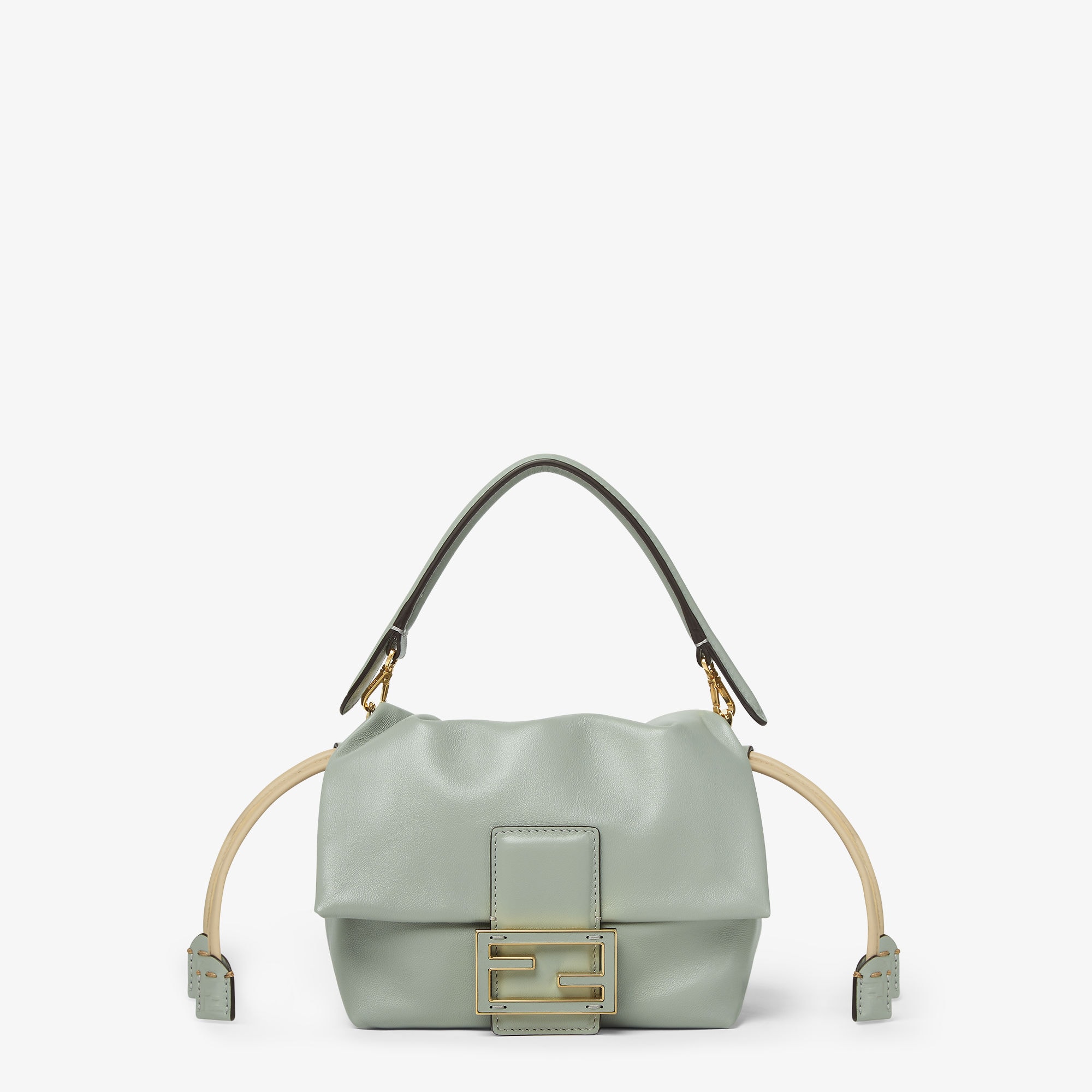 Mamma Baguette Smallmatcha Green Nappa Leather Mini-Bag