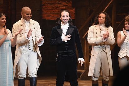 Lin-Manuel Miranda's final performance of "Hamilton" on Broadway at Richard Rodgers Theatre on July 9, 2016