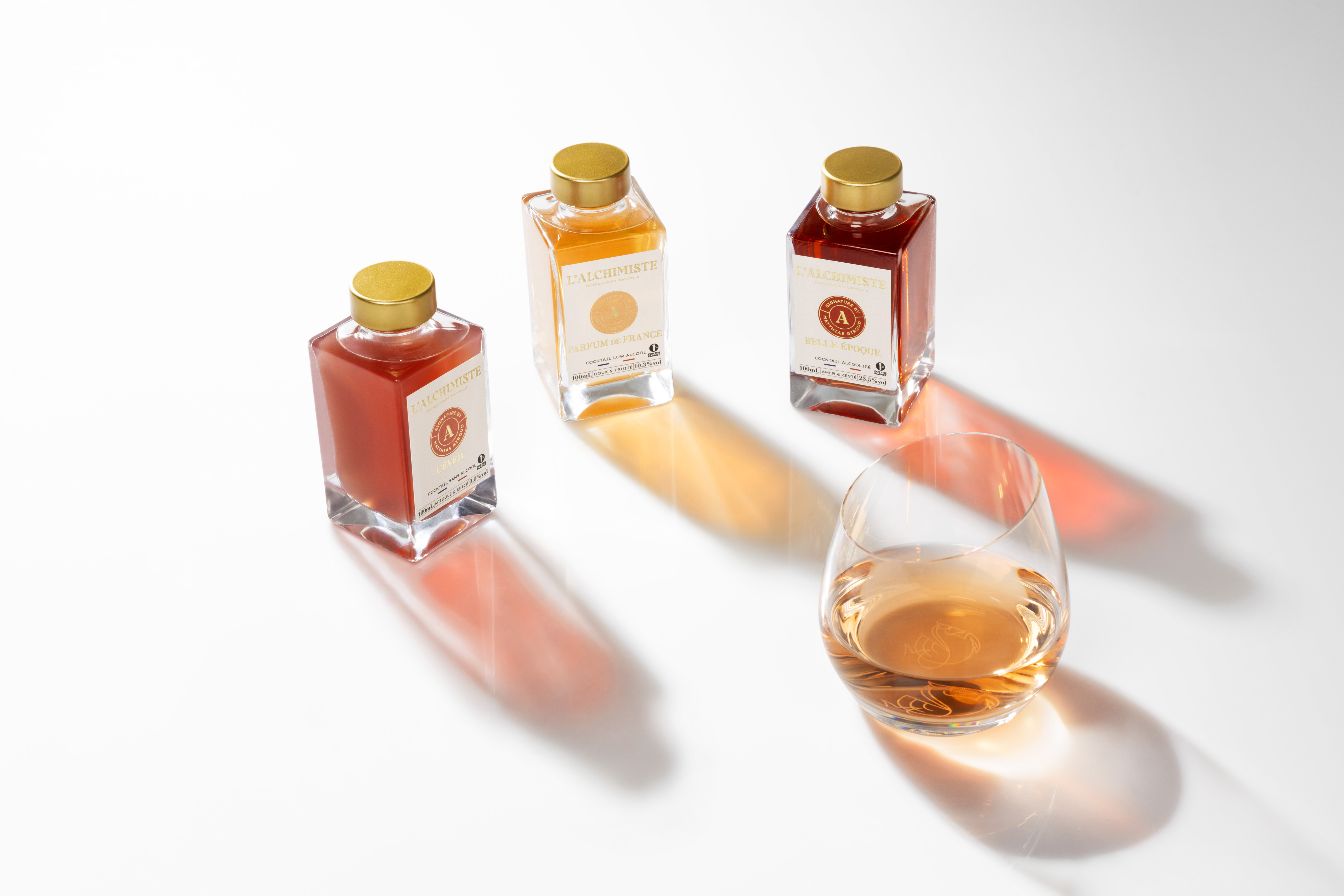 Air France cocktails by Matthias Giroud