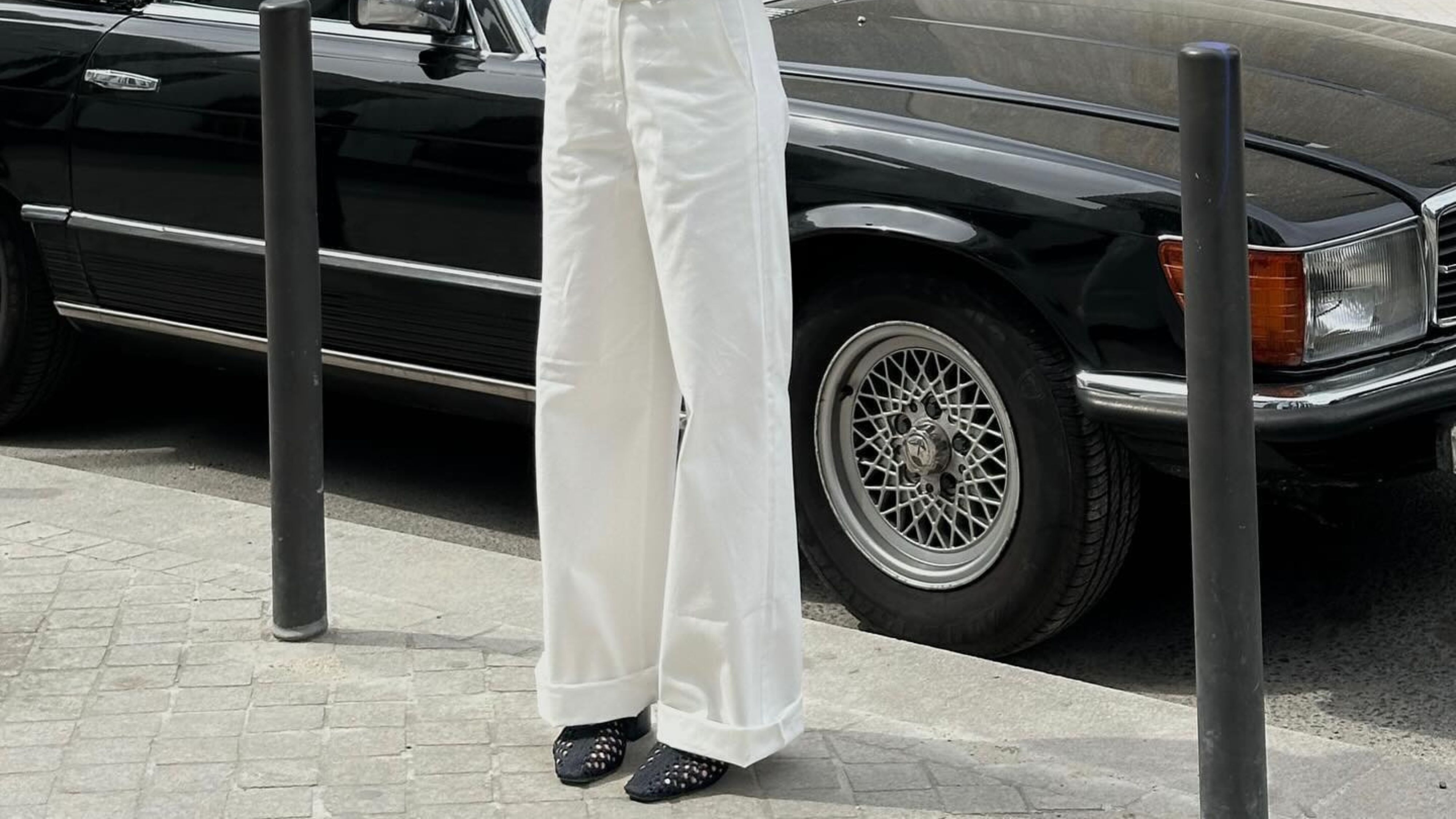 @deborarosa wearing the best slingback heels