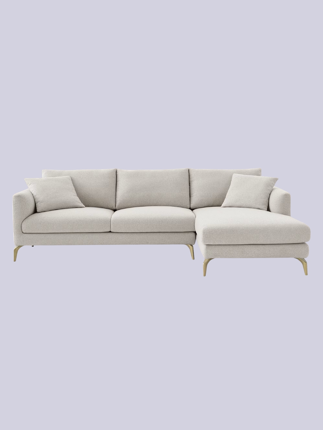 Castlery, Lena Performance Fabric Chaise Sofa