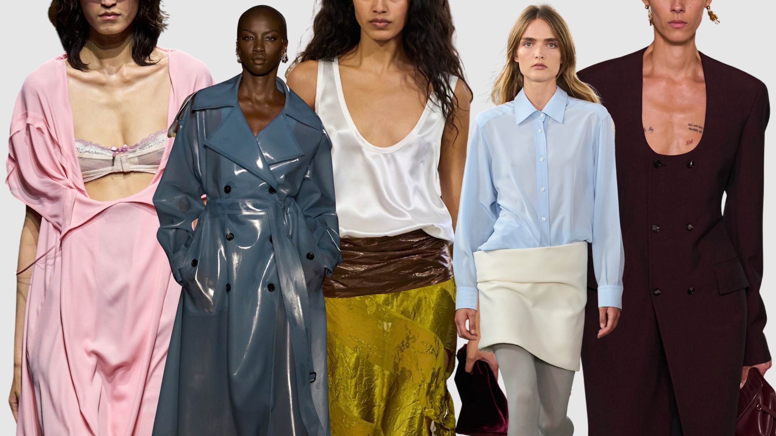 Collage of the best runway looks from Milan SS27 fashion week